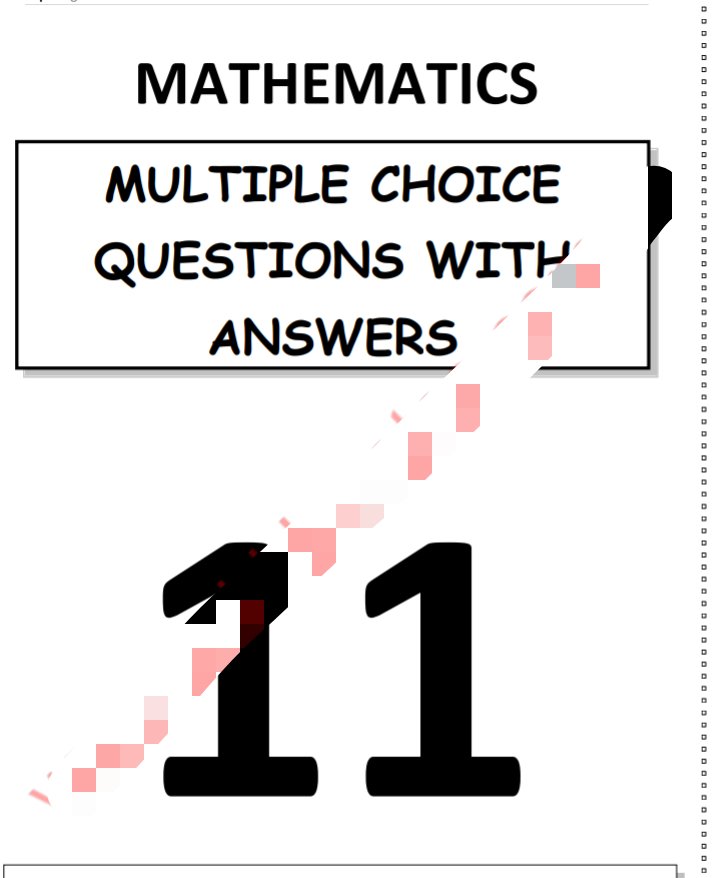 1st year math mcqs with answers.pdf
