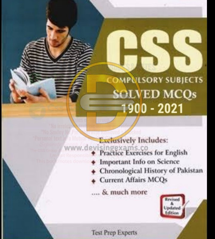 CSS Compulsory Subject Solved MCQs 1900 2021 World Times.pdf