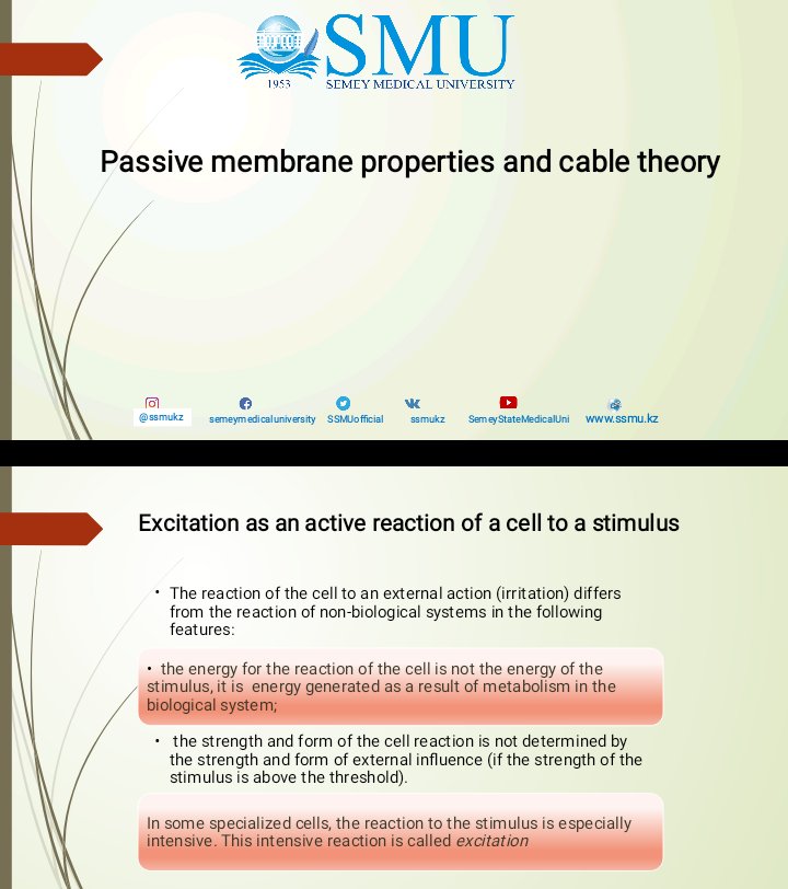 Passive membrane properties and cable theory.pptx