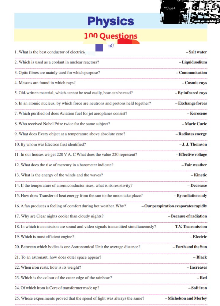100 Physics Questions English.pdf