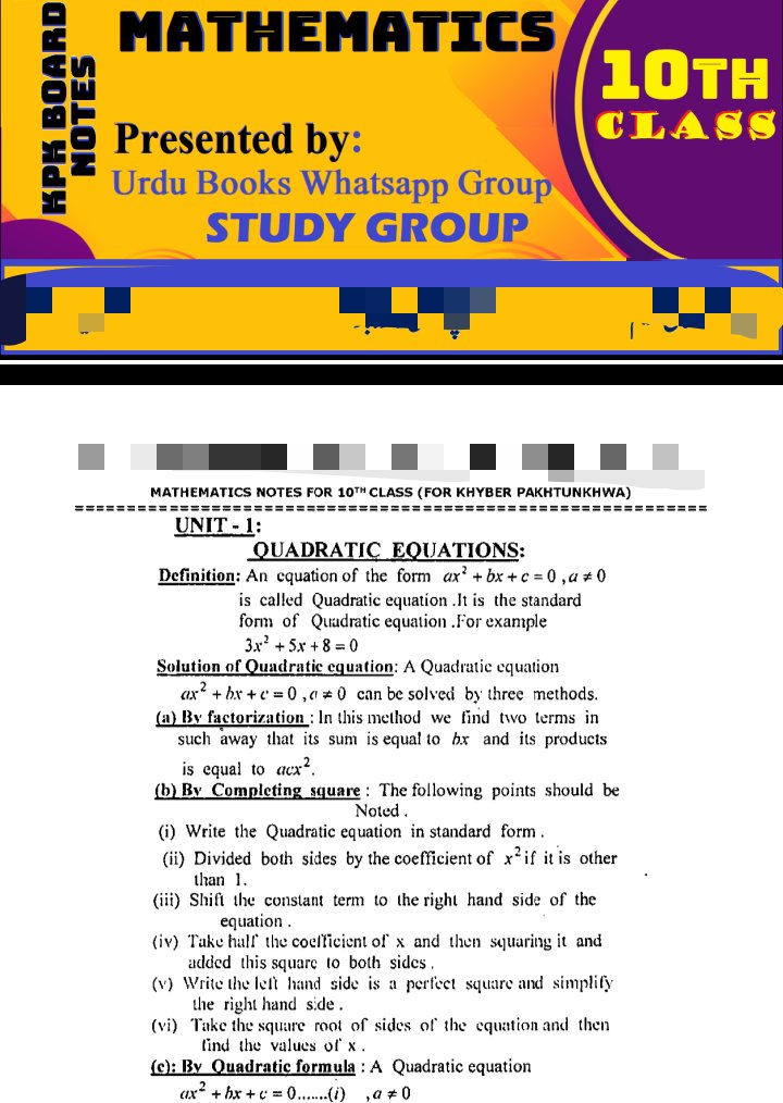 10th Mathematic Notes KPK Board.pdf