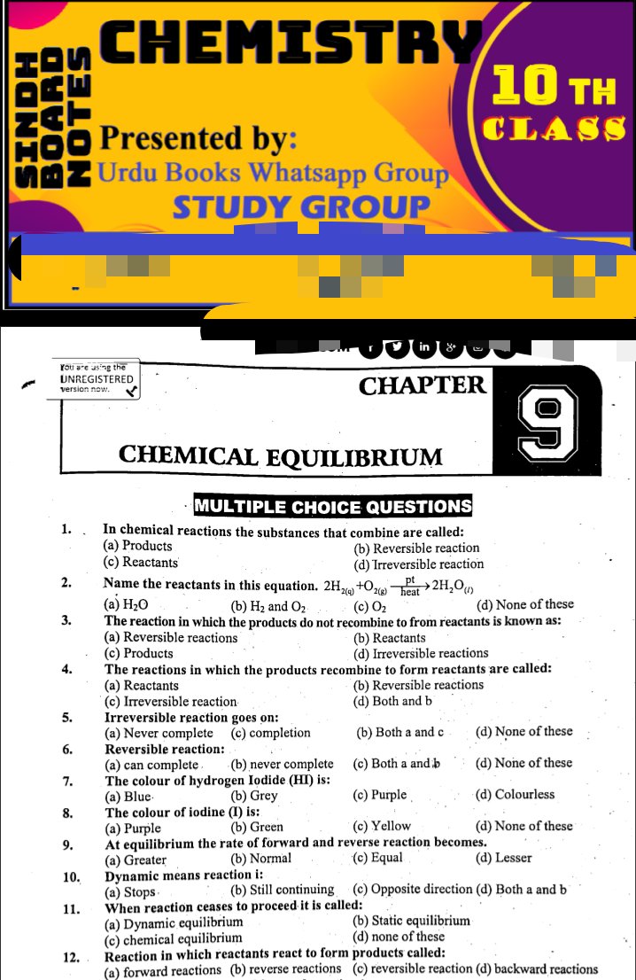 10th Class Chemistry Notes Sindh Board.pdf