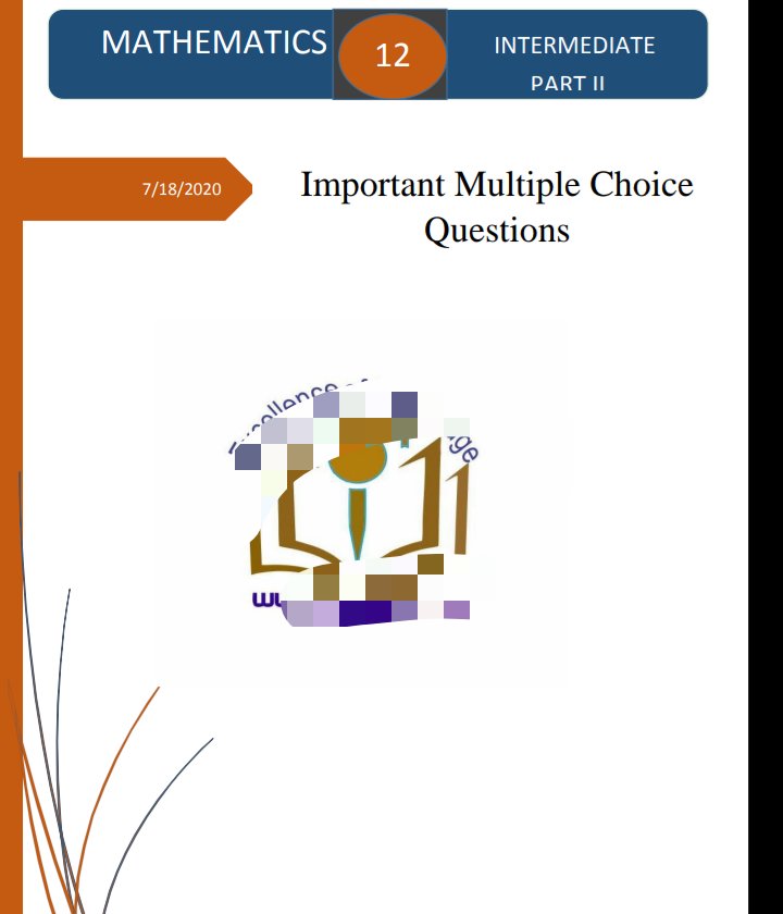 2nd Year Maths MCQs Fullbook.pdf